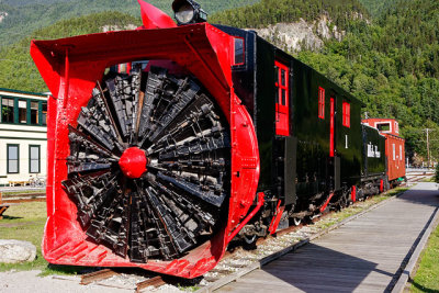 White Pass Railway snow blower