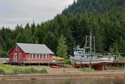 The dock at Icy Strait Point