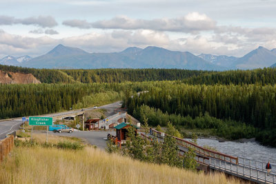 Bridge over the Nenana River at Kingfisher Creek