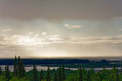 Looking west over the Talkeetna River