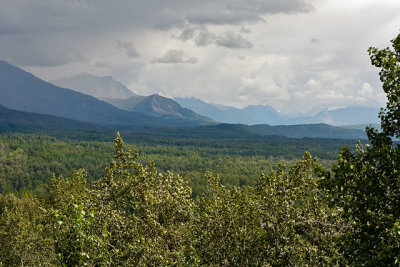 Chugach Mountains, east of Palmer
