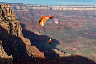 Paragliding over Lipan Point