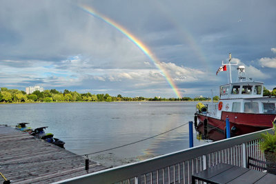 Rainbow over Dow's Lake