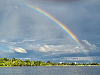 Rainbow over Dow's Lake