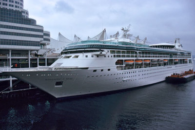 Rhapsody of the Seas, docked at Canada Place
