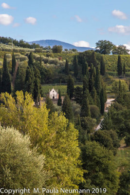 View from Sant Antimo Abbey