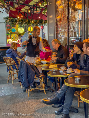 Sidewalk cafe, Paris