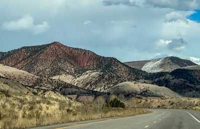 On the road, CO