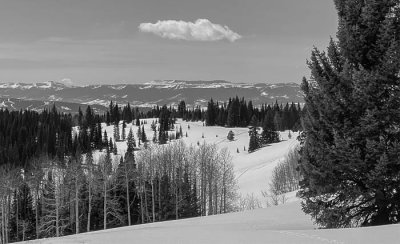 Flat Top Mountains from Rabbit Ears Pass, CO