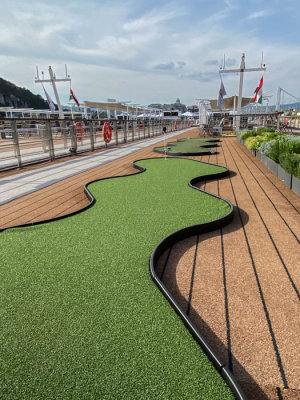 Viking River boat top deck