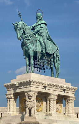 St. Stephen Statue at Fisherman's Bastion