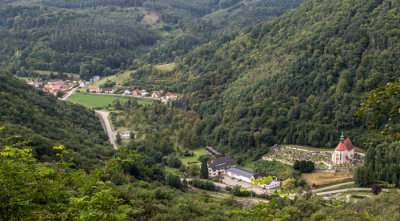 View from Gottweig Abbey