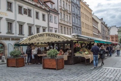 Market near St. Wenceslas Square