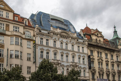 Buildings in Wenceslas Square