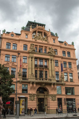 Building in Wenceslas Square