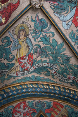 Ceiling inside Astronomical Clock tower