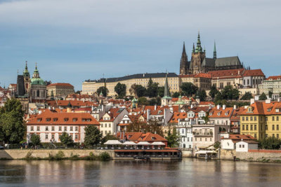 Kampas Island and Prague Castle