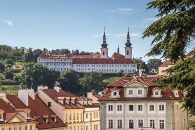 Strahov Monastary on hill
