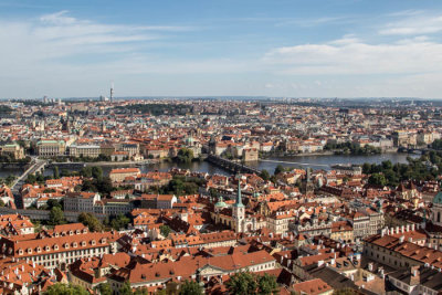 View from St. Vitus Cathedral tower