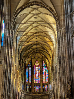 Inside St. Vitus Cathedral
