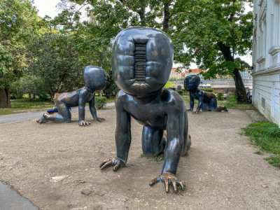 David Cerny sculptures