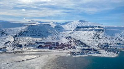 Longyearbyen from the air