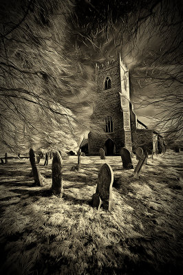 Monochrome infrared with effects