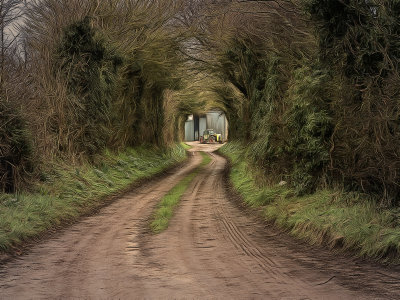 track to the farm
