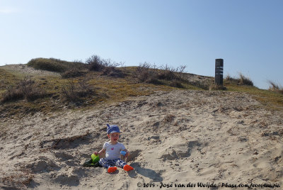 Rens 'birding' in De Tuintjes