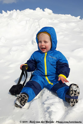 Rens having snow fun