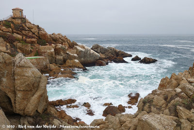 Rocky coastline of Concón