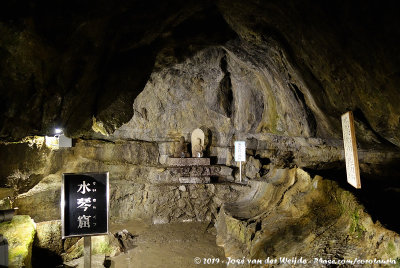 Buddhist sculptures inside the Caves