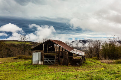 Jan. 2019 - Barn in the Arkansas Hills by Terri Morris