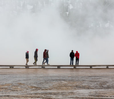 Yellowstone board walk
