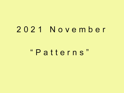 2021 November Patterns