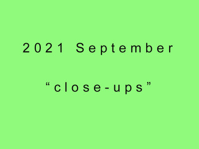 2021 September Close-ups