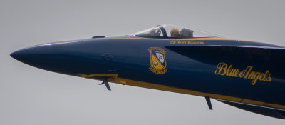 Blue Angel Boss Fly-by:  Commander Brian Kesselring
