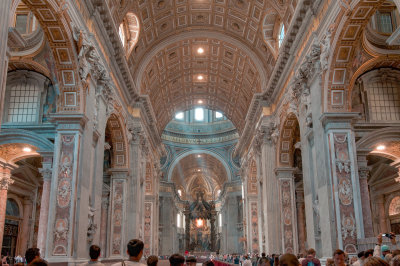 The nave and altar, Saint Peters
