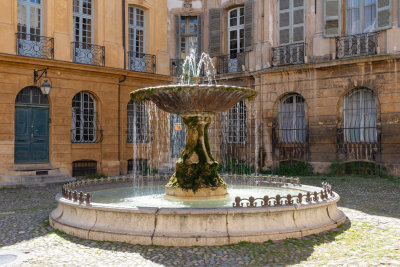Fountain, Aix-en-Provence, France
