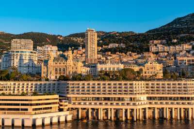 At sunrise the last morning. The casino at Monte Carlo. About to disembark.