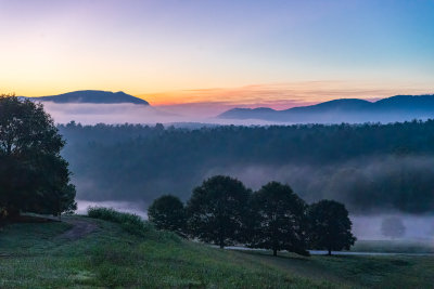 Sunrise Tuesday morning, such as it is