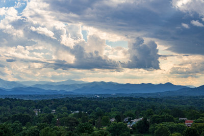 Views from Sunset Terrace, Grove Park Inn