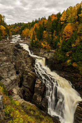Falls at Canyon Sainte Anne near Quebec City