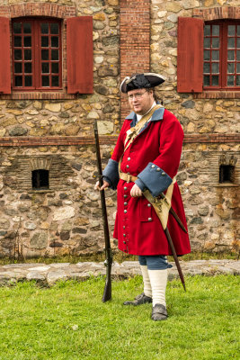 Mercenary soldier at Louisbourg
