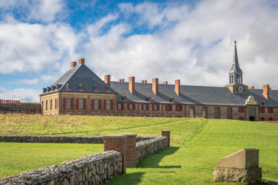 King's Bastion at Louisbourg Fortress, Cape Breton Island, Nova Scotia