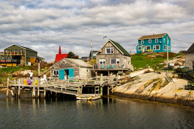 The fishing village of Peggy's Cove, Nova Scotia