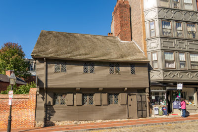 Paul Revere House - history says he began his ride here