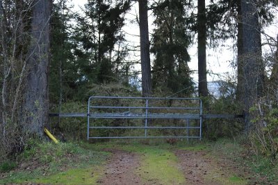 Allan Curtis<br>Cowichan Gates and Fences<br>April 2021<br>Woodland Gate