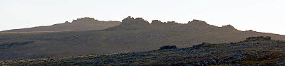 The rocky summits of Row Tor, West Mill Tor and Yes Tor