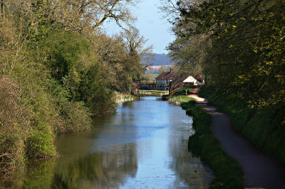 Tiverton Canal swing bridge